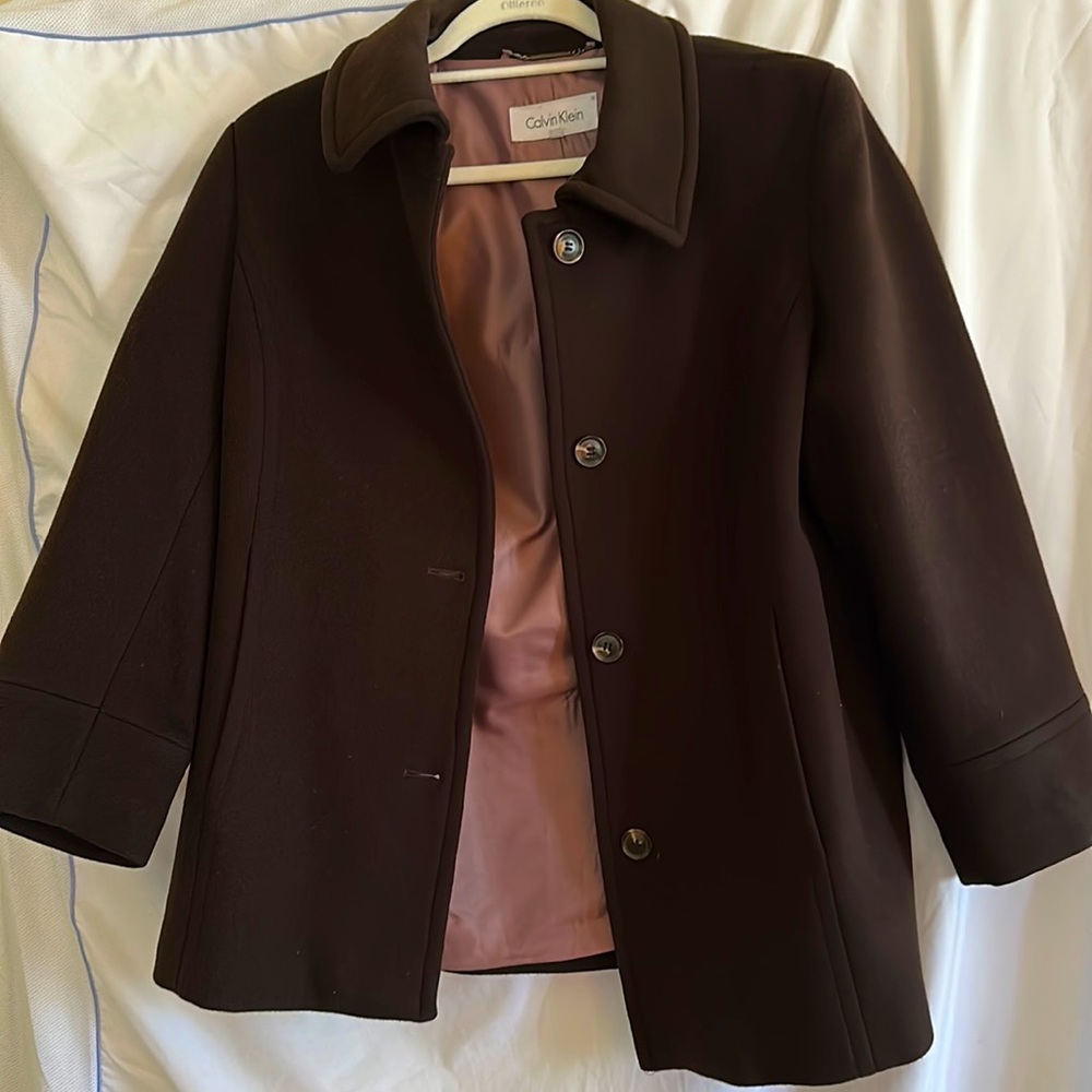 Vintage Calvin Klein Wool Coat